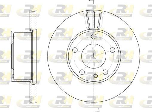 Roadhouse 6298.10 - Гальмівний диск autocars.com.ua