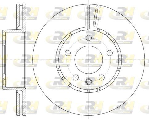 Roadhouse 6300.10 - Гальмівний диск autocars.com.ua