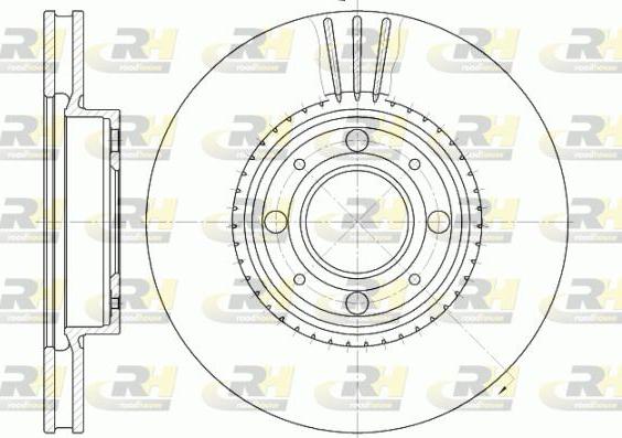 Roadhouse 6303.10 - Гальмівний диск autocars.com.ua