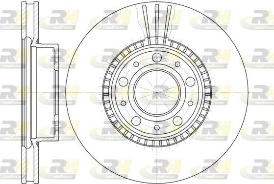 Roadhouse 6304.10 - Гальмівний диск autocars.com.ua