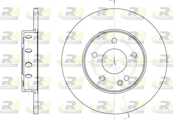 Roadhouse 6310.00 - Гальмівний диск autocars.com.ua