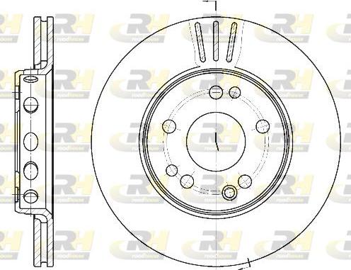 Roadhouse 6318.10 - Гальмівний диск autocars.com.ua