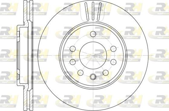 Roadhouse 6319.10 - Гальмівний диск autocars.com.ua