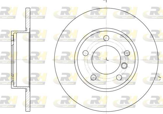 Roadhouse 6323.00 - Гальмівний диск autocars.com.ua