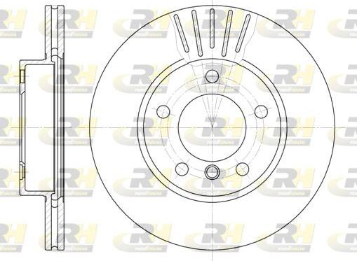 Roadhouse 6324.10 - Гальмівний диск autocars.com.ua