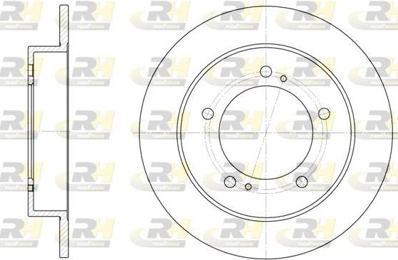 Roadhouse 6331.00 - Гальмівний диск autocars.com.ua