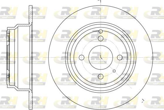 Roadhouse 6335.00 - Гальмівний диск autocars.com.ua