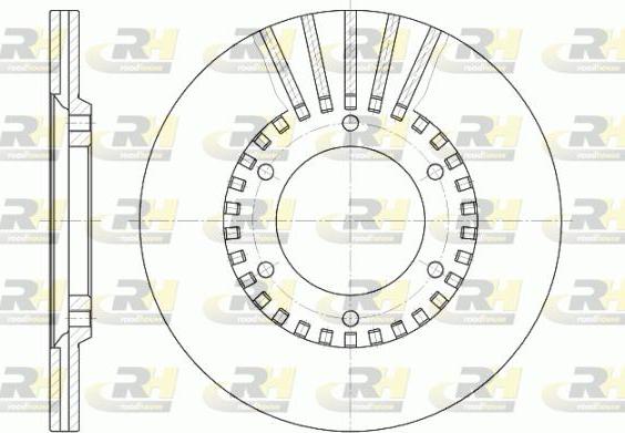 Roadhouse 6337.10 - Тормозной диск avtokuzovplus.com.ua