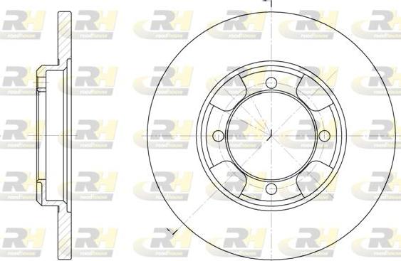 Roadhouse 6388.00 - Гальмівний диск autocars.com.ua