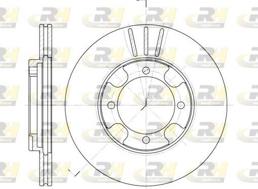 Roadhouse 6389.10 - Тормозной диск avtokuzovplus.com.ua