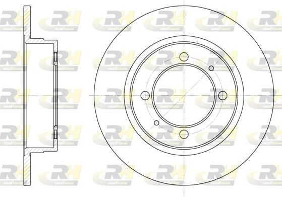 Roadhouse 6390.00 - Гальмівний диск autocars.com.ua