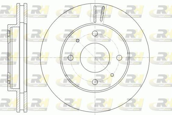 Roadhouse 6394.10 - Гальмівний диск autocars.com.ua