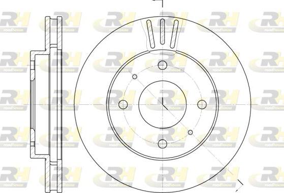 Roadhouse 6394.11 - Гальмівний диск autocars.com.ua