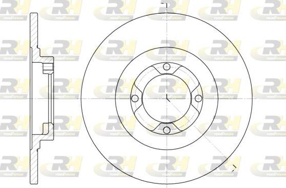 Roadhouse 6400.00 - Гальмівний диск autocars.com.ua