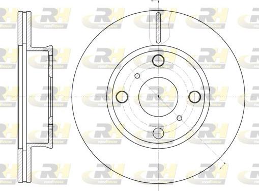 Roadhouse 6402.10 - Гальмівний диск autocars.com.ua