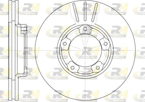 Roadhouse 6405.10 - Гальмівний диск autocars.com.ua