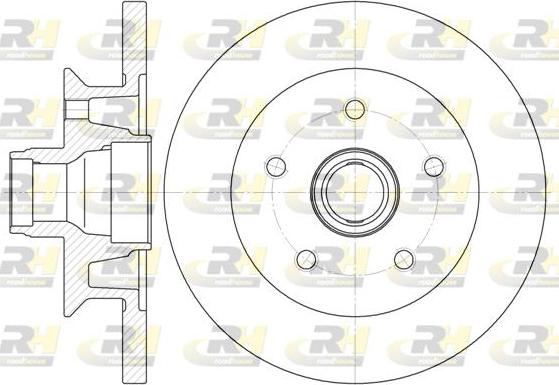 Roadhouse 6415.00 - Гальмівний диск autocars.com.ua