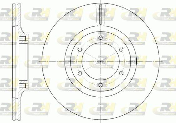 Roadhouse 6434.10 - Тормозной диск autodnr.net