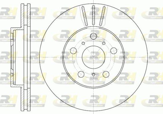 Roadhouse 6439.10 - Гальмівний диск autocars.com.ua