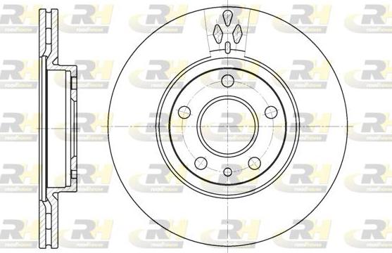 Roadhouse 6442.10 - Гальмівний диск autocars.com.ua