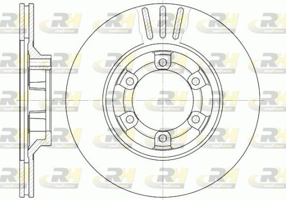 Roadhouse 6459.10 - Тормозной диск avtokuzovplus.com.ua