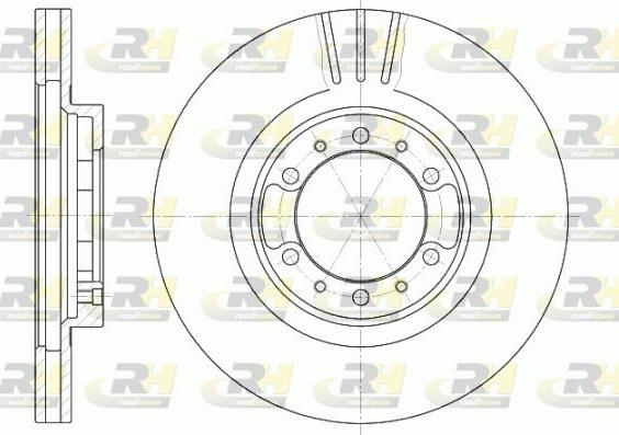 Roadhouse 6462.10 - Тормозной диск avtokuzovplus.com.ua