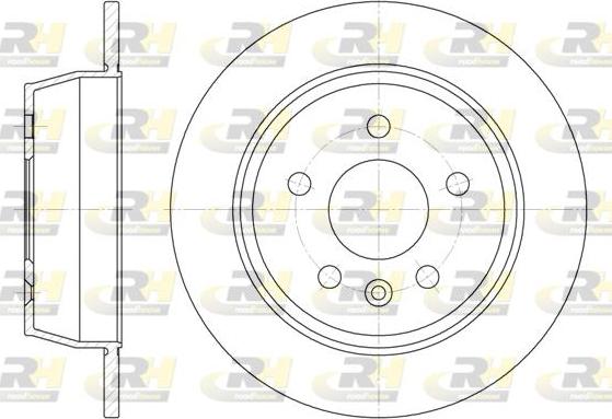 Roadhouse 6471.00 - Гальмівний диск autocars.com.ua