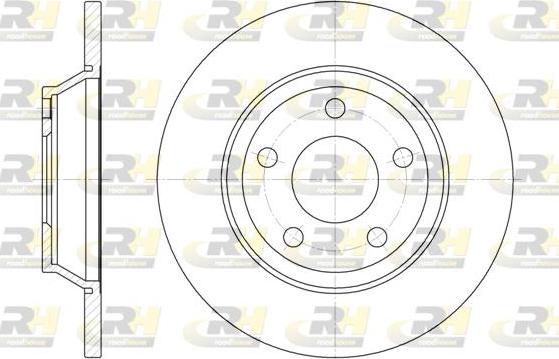 Roadhouse 6472.00 - Гальмівний диск autocars.com.ua