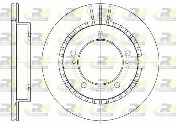 Roadhouse 6492.10 - Гальмівний диск autocars.com.ua