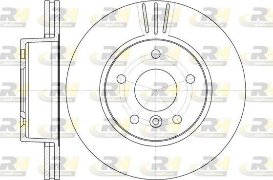 Roadhouse 6503.10 - Гальмівний диск autocars.com.ua