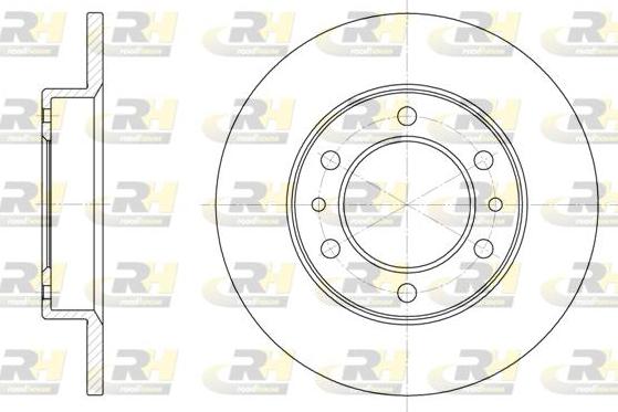 Roadhouse 6505.00 - Гальмівний диск autocars.com.ua