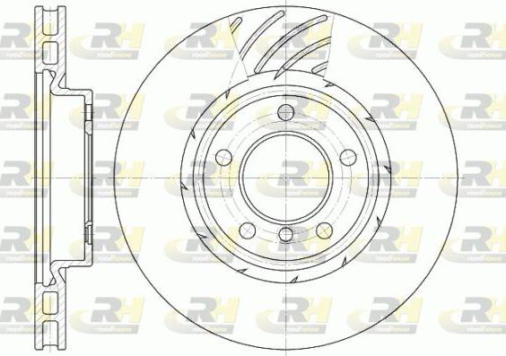 Roadhouse 6508.11 - Тормозной диск avtokuzovplus.com.ua