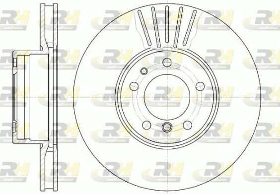 Roadhouse 6511.10 - Тормозной диск avtokuzovplus.com.ua