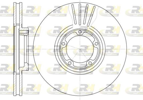 Roadhouse 6518.10 - Гальмівний диск autocars.com.ua