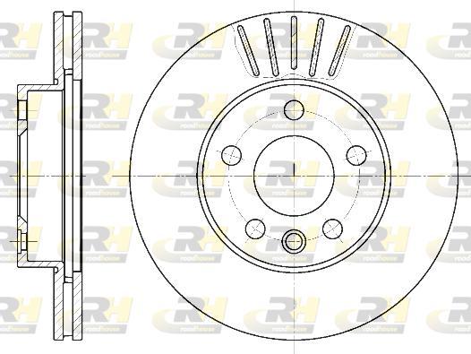 Roadhouse 6551.10 - Гальмівний диск autocars.com.ua