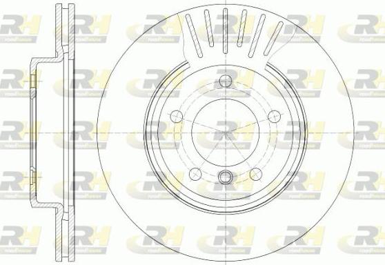 Roadhouse 6589.10 - Гальмівний диск autocars.com.ua