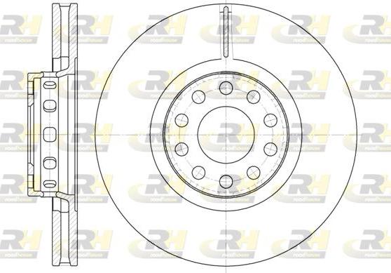 Roadhouse 6592.10 - Гальмівний диск autocars.com.ua