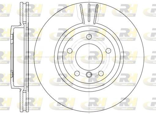 Roadhouse 6598.10 - Гальмівний диск autocars.com.ua