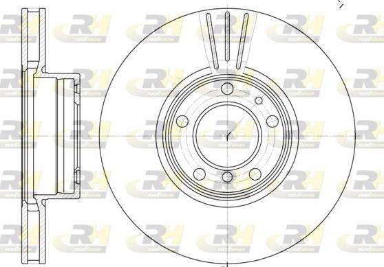 Roadhouse 6599.10 - Гальмівний диск autocars.com.ua