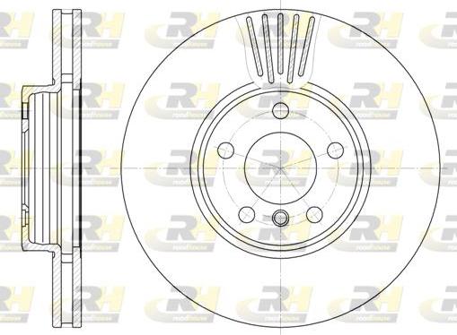 Roadhouse 6600.10 - Гальмівний диск autocars.com.ua