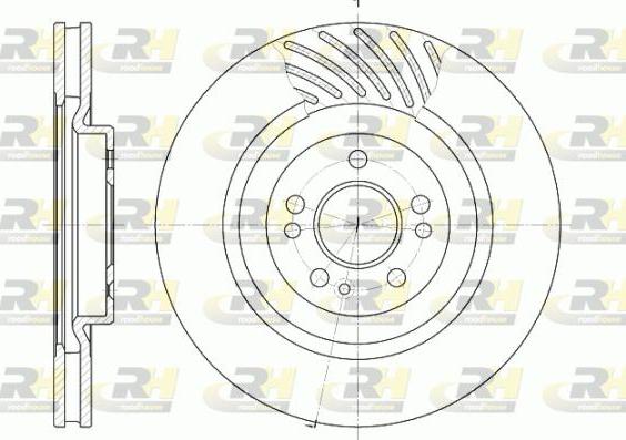 Roadhouse 6644.10 - Тормозной диск avtokuzovplus.com.ua