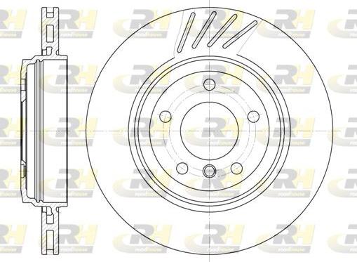 Roadhouse 6645.10 - Гальмівний диск autocars.com.ua