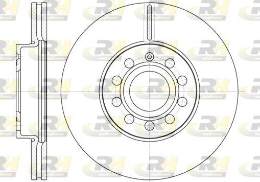 Roadhouse 6648.10 - Гальмівний диск autocars.com.ua