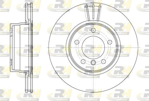 Roadhouse 6653.10 - Гальмівний диск autocars.com.ua