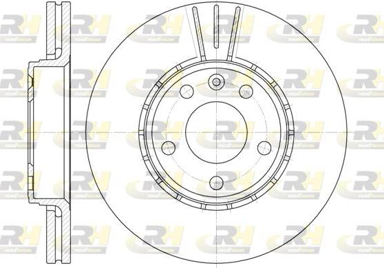 Roadhouse 6682.10 - Гальмівний диск autocars.com.ua