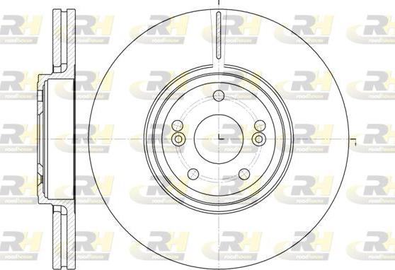 Roadhouse 6695.10 - Гальмівний диск autocars.com.ua