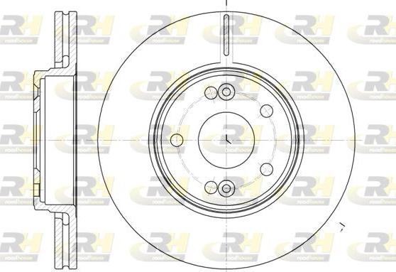 Roadhouse 6697.10 - Гальмівний диск autocars.com.ua