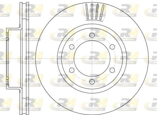 Roadhouse 6706.10 - Тормозной диск avtokuzovplus.com.ua