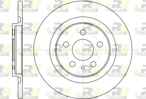 Roadhouse 6736.00 - Гальмівний диск autocars.com.ua