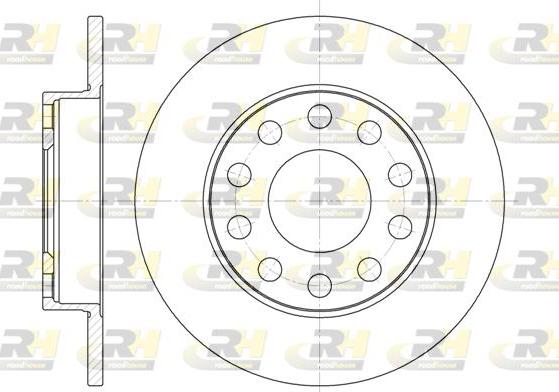 Roadhouse 6753.00 - Гальмівний диск autocars.com.ua